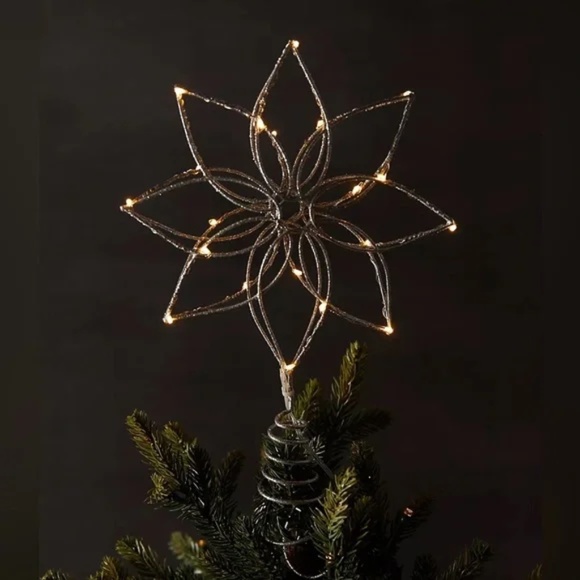 Anthropologie Holiday New Anthropologie Led Pre Lit Poinsettia